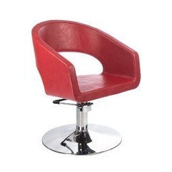 Fotel fryzjerski Paolo BH-8821 czerwony